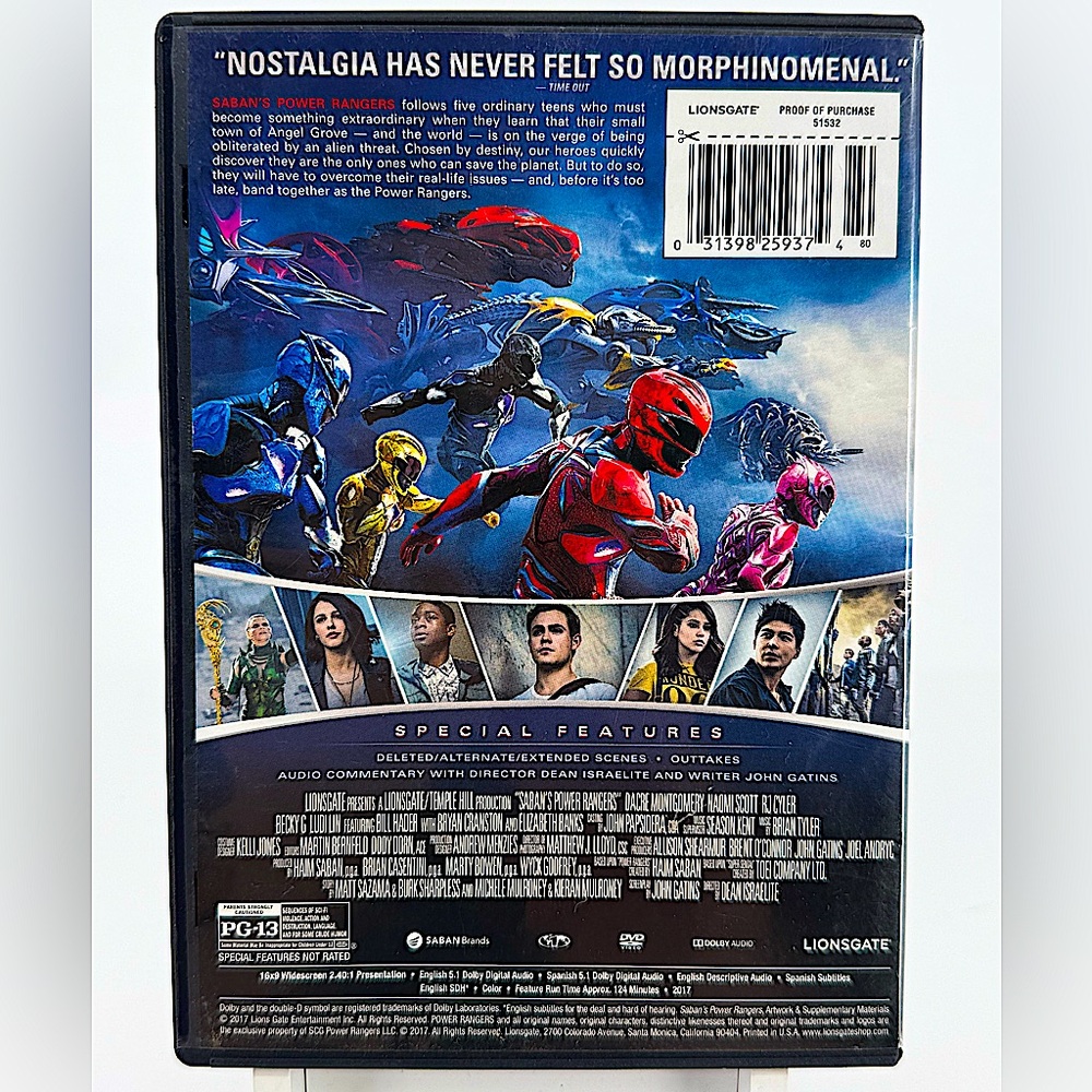Power Rangers DVD - Picture 3 of 4